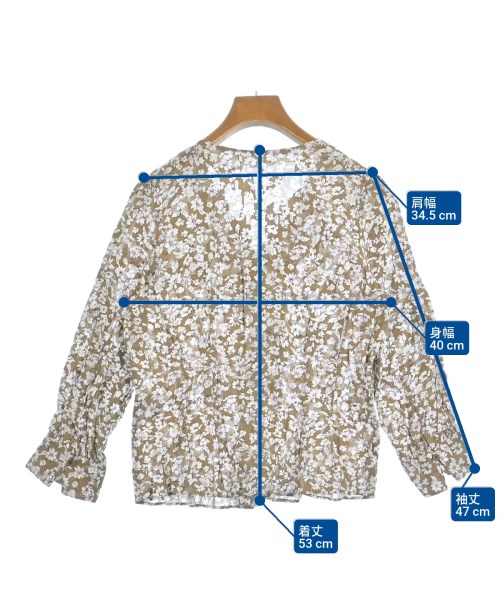 SHIPS（シップス）ブラウス ベージュ サイズ:-(S位) レディース/2200618689095