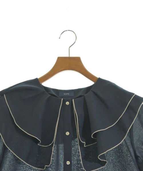 SHIPS（シップス）ブラウス 紺 サイズ:F レディース/2200631542148