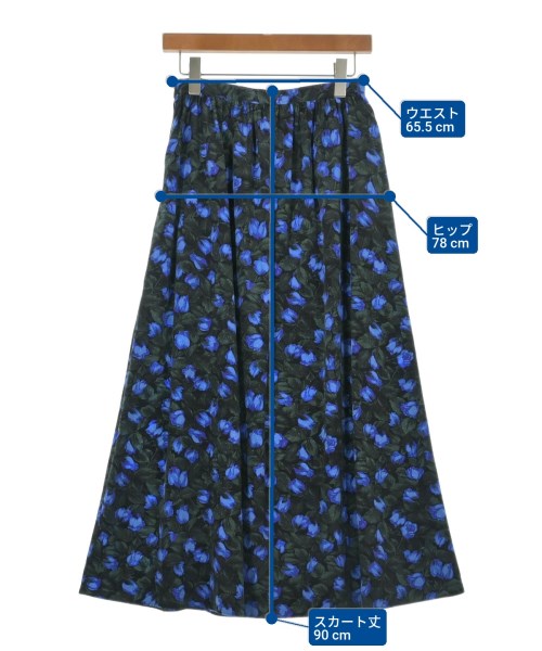 SHIPS（シップス）ロング・マキシ丈スカート 緑 サイズ:38(M位) レディース/2200633631024