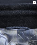 SHIPS（シップス）ステンカラーコート 紺 サイズ:M レディース/2200637256025