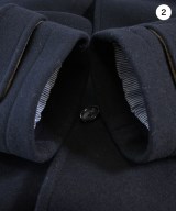 SHIPS（シップス）ステンカラーコート 紺 サイズ:M レディース/2200637256025