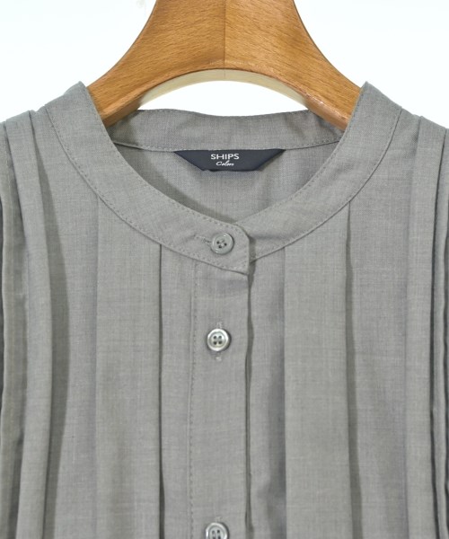 SHIPS colors（シップスカラーズ）シャツワンピース グレー サイズ:F レディース/2200633284299