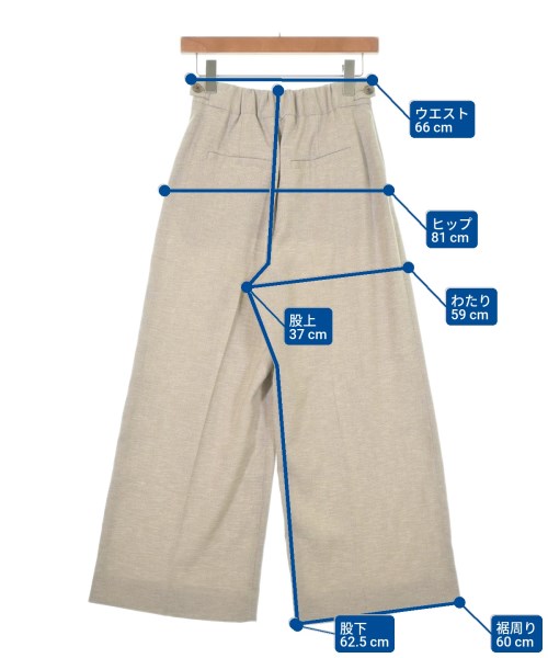 SHIPS（シップス）スラックス ベージュ サイズ:36(S位) レディース/2200621784084