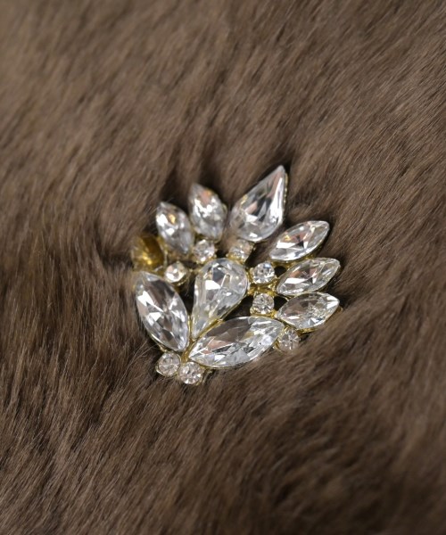 SHIPS（シップス）マフラー 茶 サイズ:- レディース/2200638998016