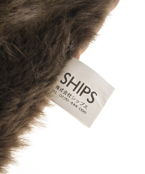 SHIPS（シップス）マフラー 茶 サイズ:- レディース/2200638998016