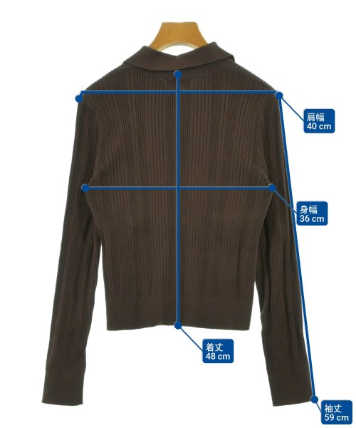 SHIPS（シップス）カーディガン 茶 サイズ:ONE レディース/2200620390149