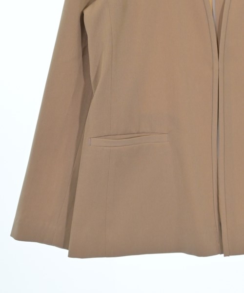 SHIPS（シップス）ノーカラージャケット ベージュ サイズ:36(S位) レディース/2200626344047