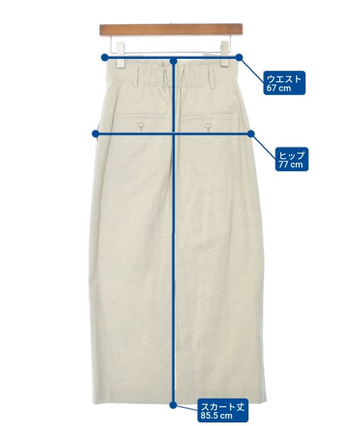 SHIPS（シップス）ロング・マキシ丈スカート グレー サイズ:38(M位) レディース/2200636983502