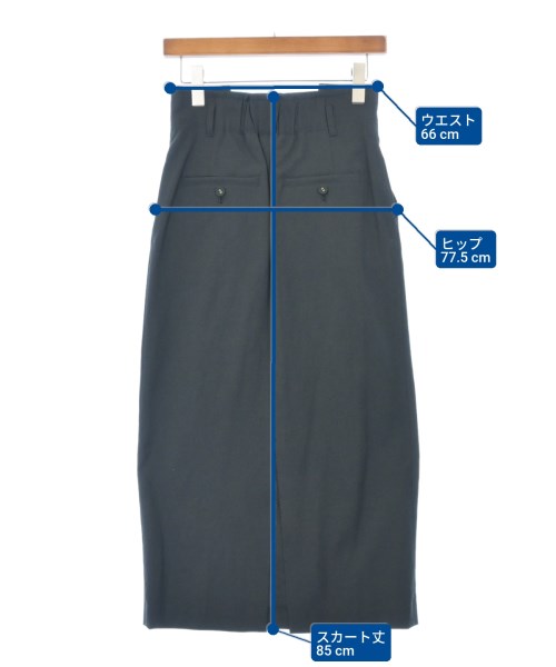SHIPS（シップス）ロング・マキシ丈スカート 紺 サイズ:38(M位) レディース/2200636983519
