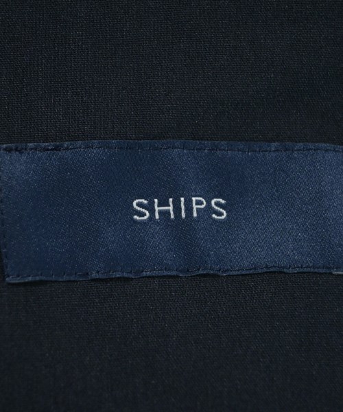 SHIPS（シップス）ノーカラージャケット 紺 サイズ:38(M位) レディース/2200639728032