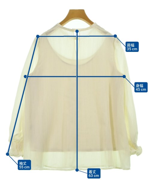 SHIPS（シップス）ブラウス 白 サイズ:F レディース/2200633828042