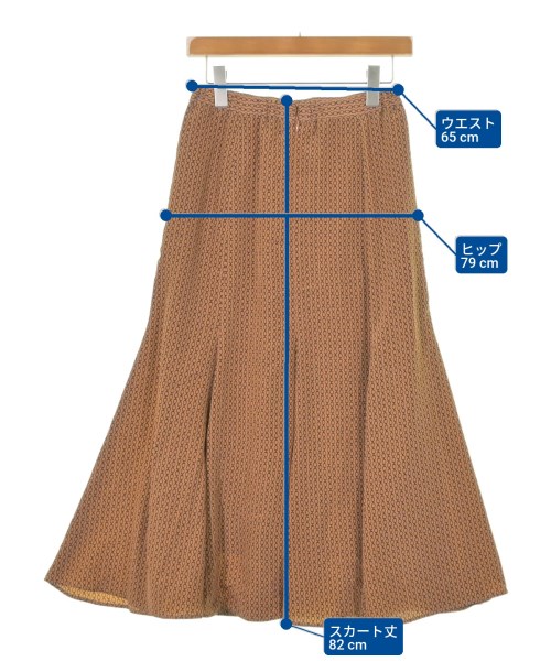 SHIPS（シップス）ロング・マキシ丈スカート 茶 サイズ:-(M位) レディース/2200637868020