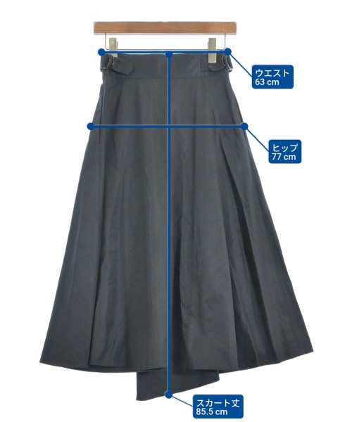 SHIPS（シップス）ロング・マキシ丈スカート 紺 サイズ:36(S位) レディース/2200630818046
