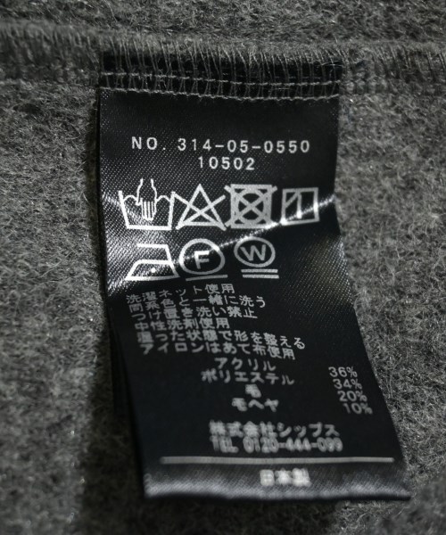 SHIPS（シップス）コート グレー サイズ:F レディース/2200640918255