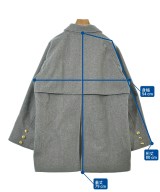 SHIPS（シップス）ピーコート グレー サイズ:M レディース/2200625408313