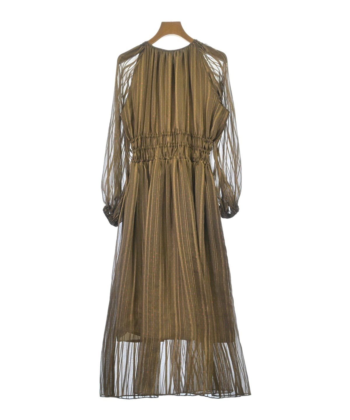 SHIPS（シップス）ワンピース 茶 サイズ:36(S位) レディース