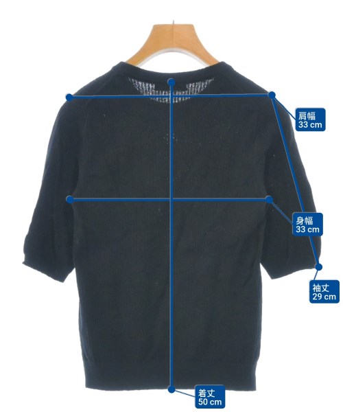 SHIPS（シップス）ニット・セーター 黒 サイズ:ONE レディース/2200625408634