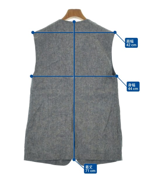 SHIPS（シップス）ベスト グレー サイズ:F レディース/2200625408924