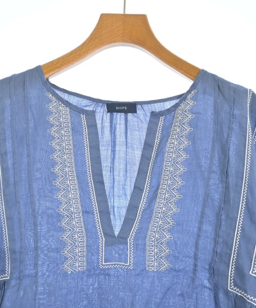 SHIPS（シップス）ブラウス 青 サイズ:F レディース/2200639767161