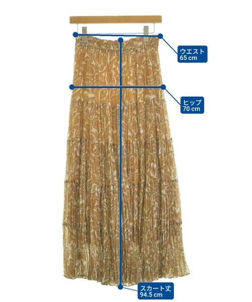 SHIPS（シップス）ロング・マキシ丈スカート ベージュ サイズ:ONE レディース/2200641898051