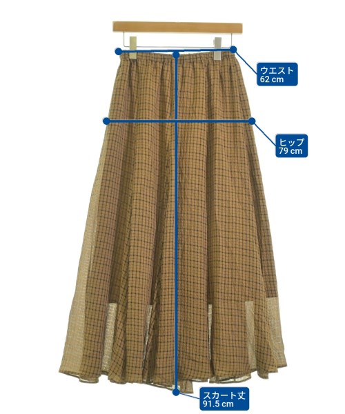 SHIPS（シップス）ロング・マキシ丈スカート ベージュ サイズ:ONE レディース/2200641898075