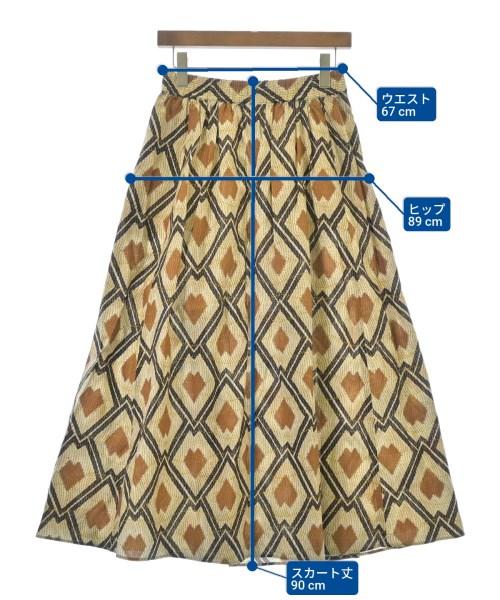 SHIPS（シップス）ロング・マキシ丈スカート ベージュ サイズ:ONE レディース/2200641898174