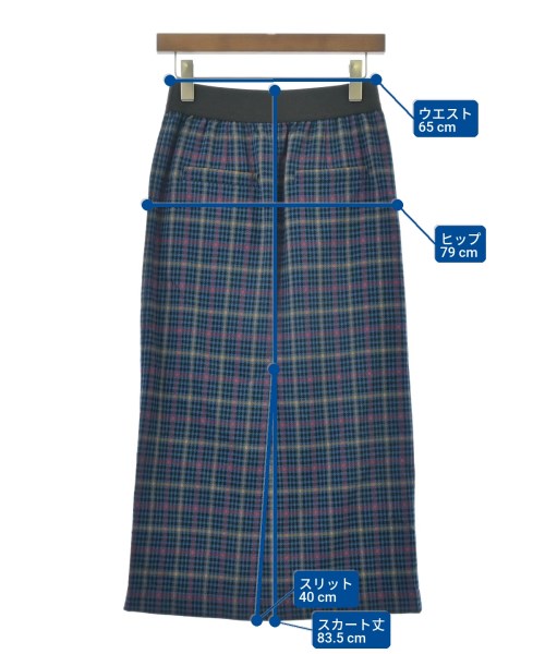 SHIPS（シップス）ロング・マキシ丈スカート 青 サイズ:M レディース/2200641898198