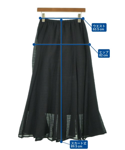 SHIPS（シップス）ロング・マキシ丈スカート 黒 サイズ:F レディース/2200641898228