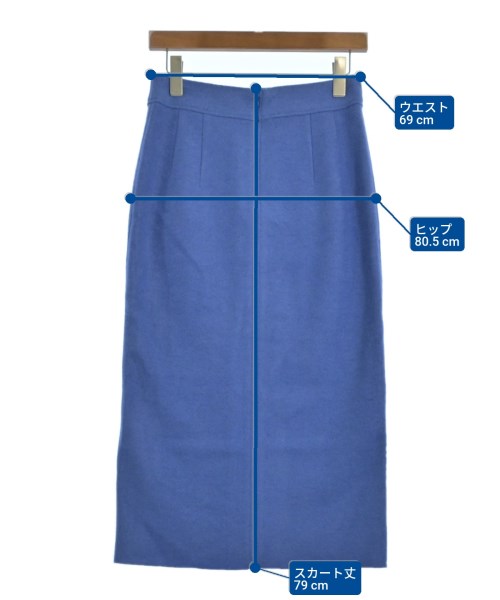 SHIPS（シップス）ロング・マキシ丈スカート 青 サイズ:38(M位) レディース/2200632050062