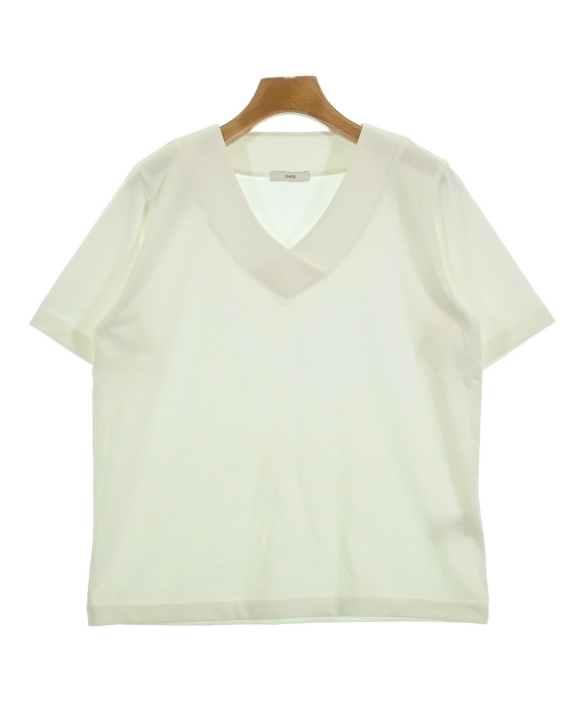 SHIPS（シップス）Tシャツ・カットソー 白 サイズ:S レディース