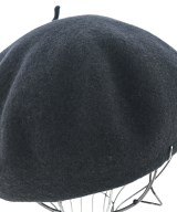 SHIPS（シップス）ハンチング・ベレー帽 黒 サイズ:57cm レディース/2200615348032