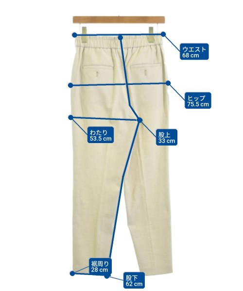 SHIPS（シップス）スラックス 白 サイズ:38(M位) レディース/2200615348049