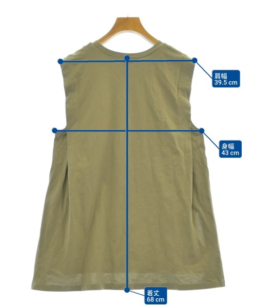 SHIPS（シップス）ノースリーブ カーキ サイズ:F レディース/2200619004033