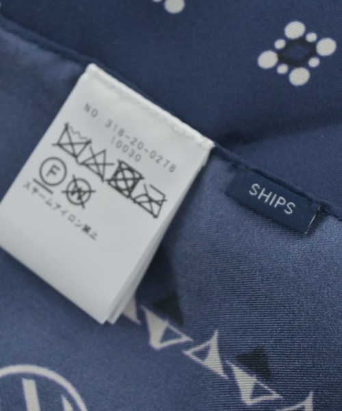 SHIPS（シップス）バンダナ・スカーフ 紺 サイズ:- レディース/2200619948184