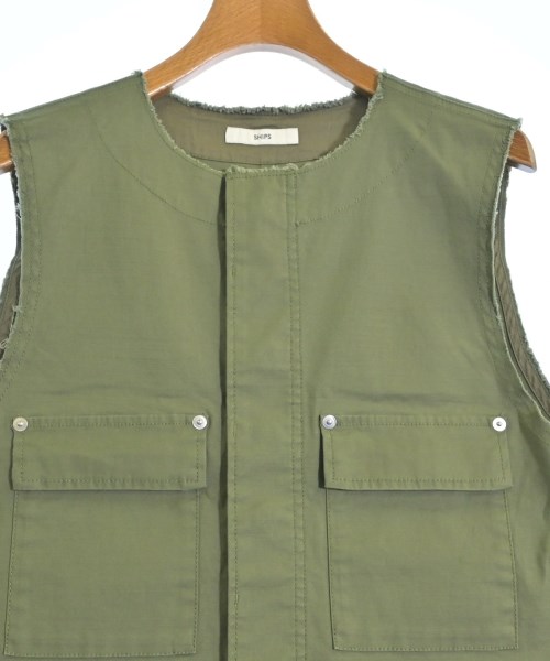 SHIPS（シップス）ベスト カーキ サイズ:-(M位) レディース/2200625596065