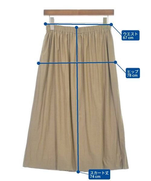 SHIPS（シップス）ロング・マキシ丈スカート ベージュ サイズ:38(M位) レディース/2200624397113