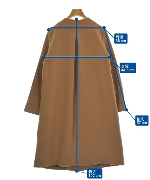 SHIPS（シップス）コート 茶 サイズ:36(S位) レディース/2200615372013