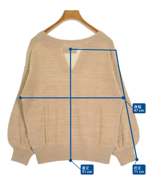 SHIPS（シップス）ニット・セーター ベージュ サイズ:-(M位) レディース/2200617900085