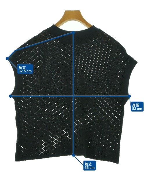 SHIPS（シップス）Tシャツ・カットソー 黒 サイズ:F レディース/2200615478210