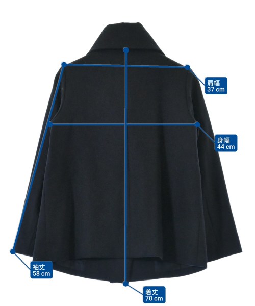 SHIPS（シップス）ピーコート 紺 サイズ:38(M位) レディース/2200617304012