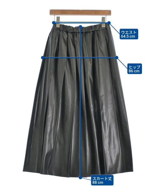 SHIPS（シップス）ロング・マキシ丈スカート 黒 サイズ:M レディース/2200629849013