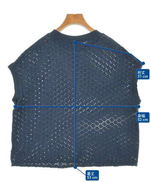 SHIPS（シップス）ノースリーブ 紺 サイズ:F レディース/2200626516062