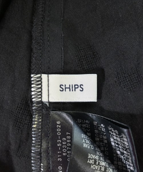 SHIPS（シップス）ブラウス 黒 サイズ:-(XL位) レディース/2200608995021