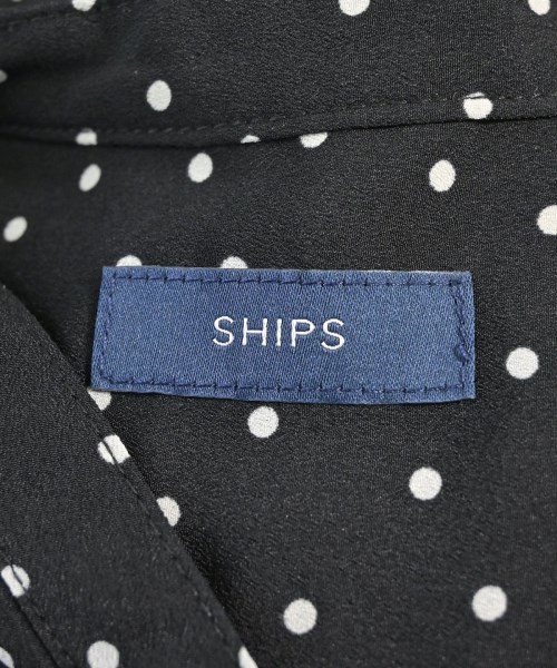 SHIPS（シップス）シャツワンピース 黒 サイズ:M レディース/2200609572108