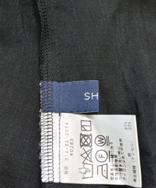 SHIPS（シップス）シャツワンピース 黒 サイズ:F レディース/2200612169050