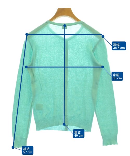 SHIPS（シップス）カーディガン 緑 サイズ:S レディース/2200617478010