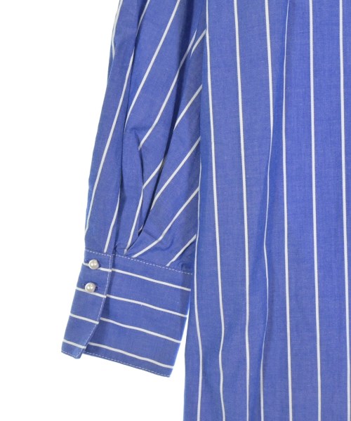 SHIPS（シップス）シャツワンピース 青 サイズ:36(S位) レディース/2200612844032