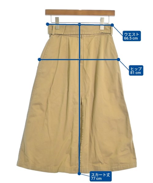 SHIPS（シップス）ロング・マキシ丈スカート ベージュ サイズ:36(S位) レディース/2200608959047