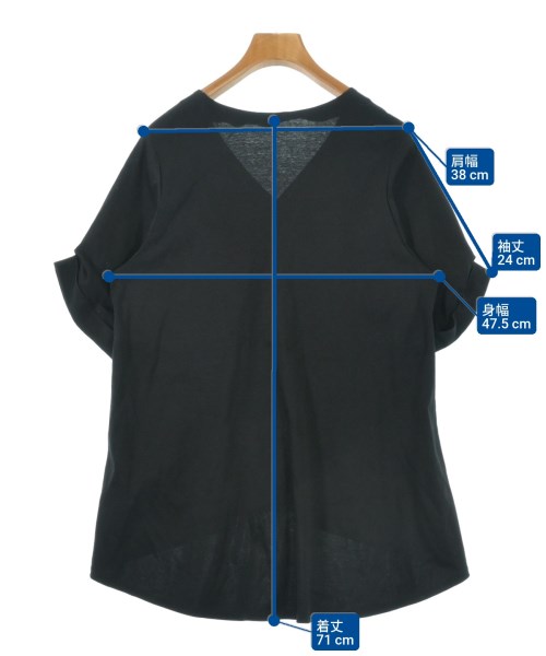 SHIPS（シップス）Tシャツ・カットソー 黒 サイズ:F レディース/2200613173032