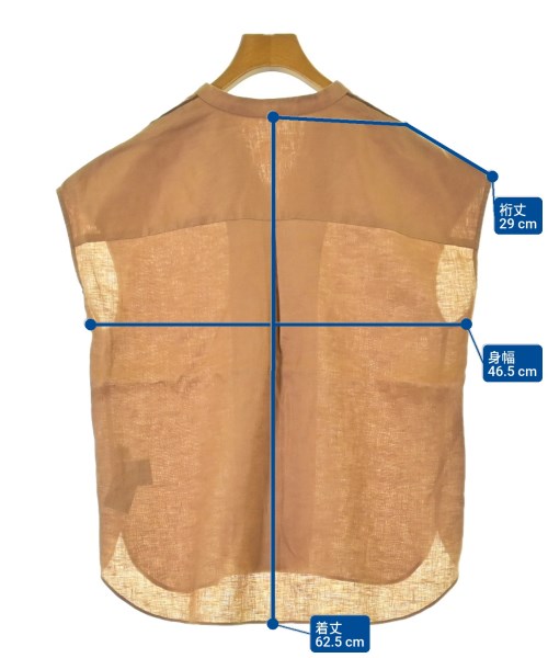 SHIPS（シップス）カジュアルシャツ オレンジ サイズ:38(M位) レディース/2200616419052